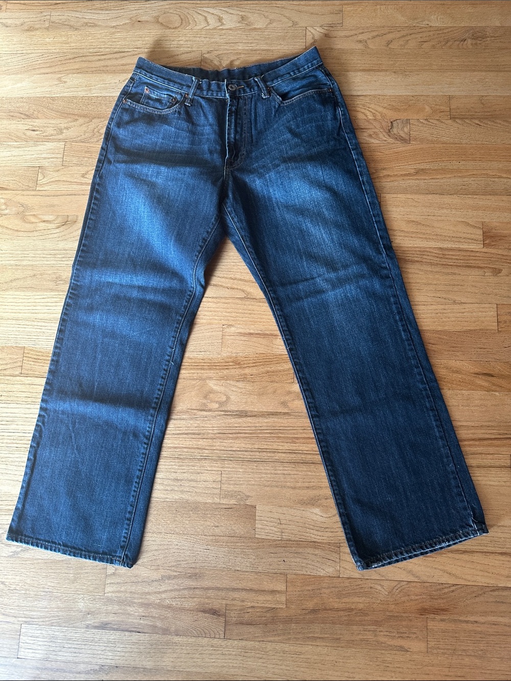 Lucky Brand Men's Straight Jeans in Dark Blue Wash Size 34